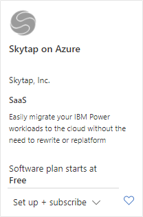 subscribe to Skytap on Azure
