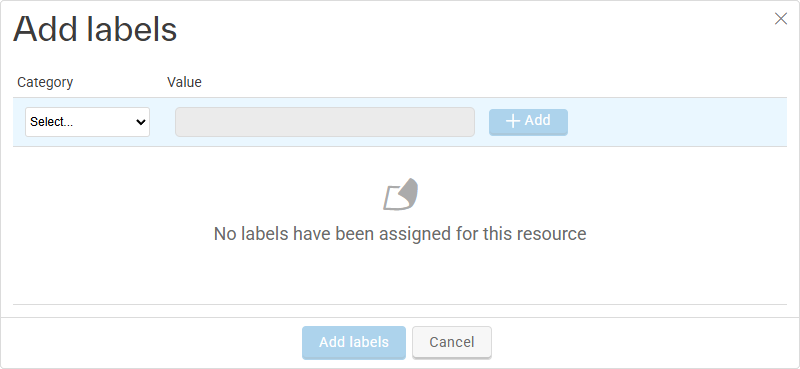 add label