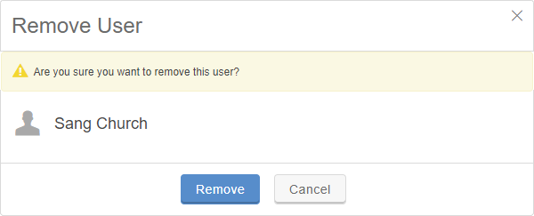remove user