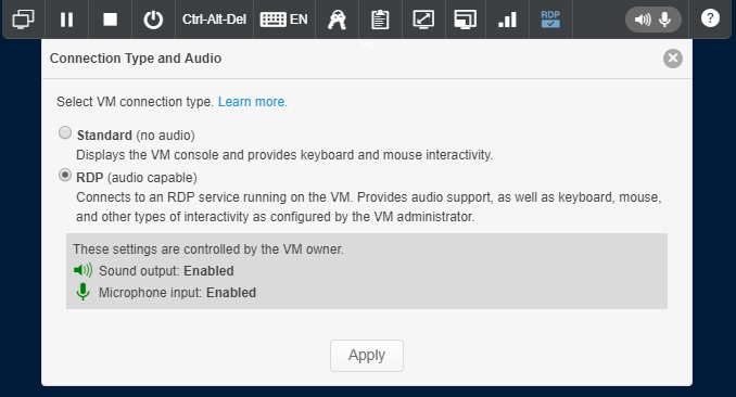 Display Server Settings